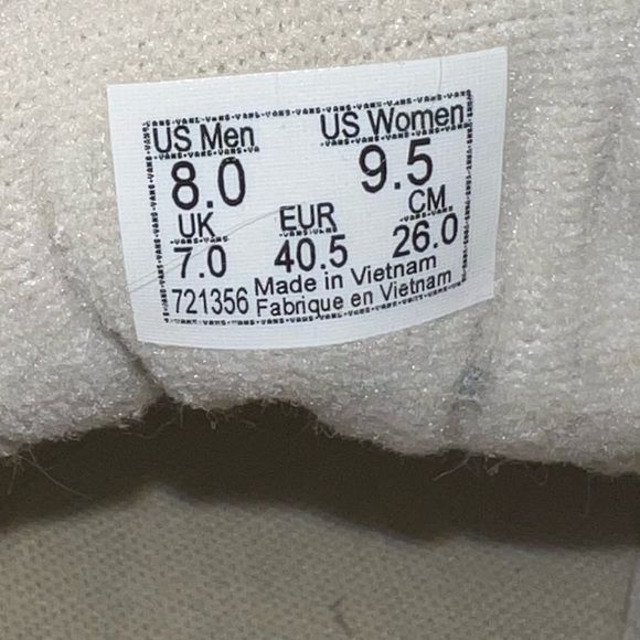 Vans Sk8-Hi Tapered Paisley Bloom Turtledove Platform Women's size 9.5 - Picture 8 of 8